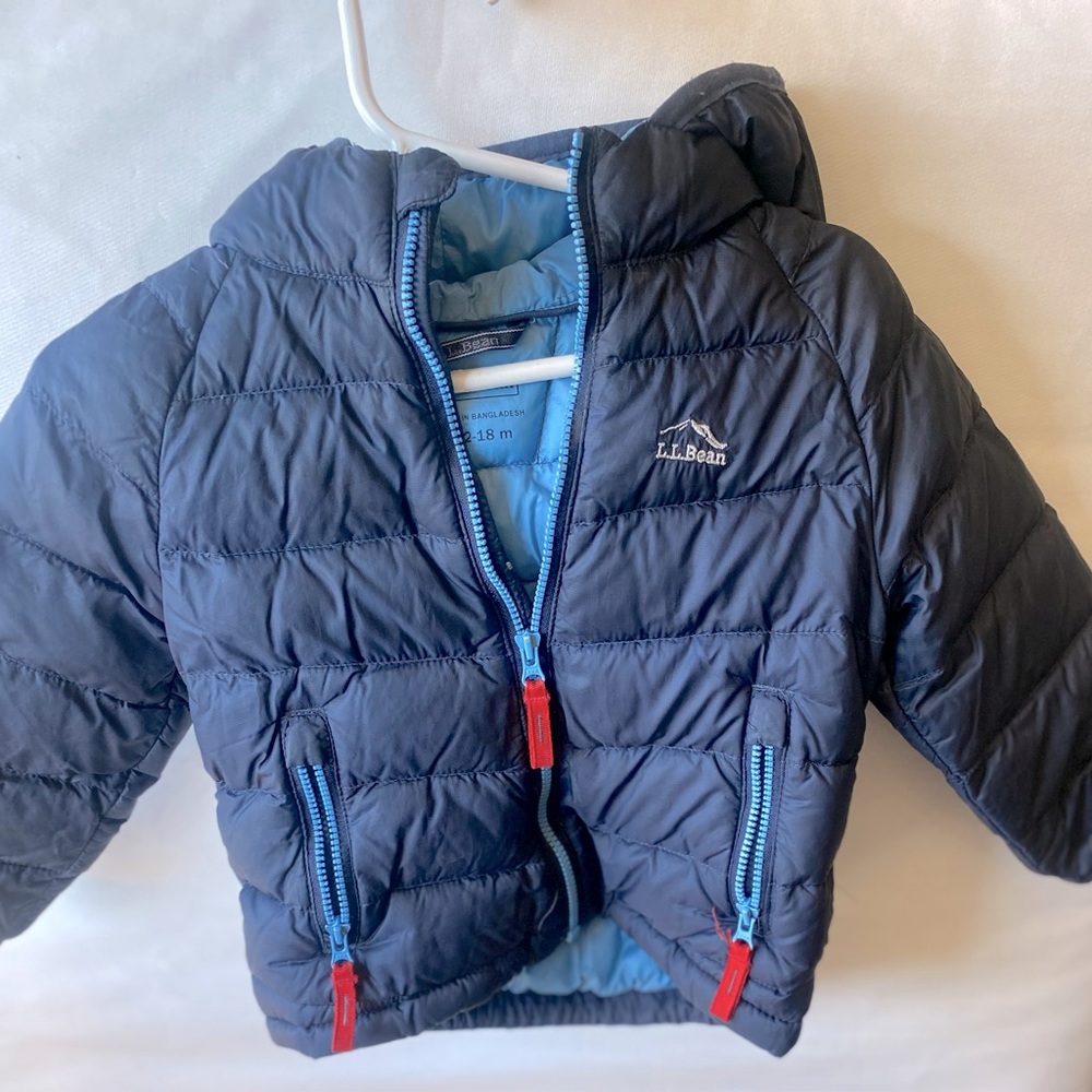 Toddler puffy coat ll bean